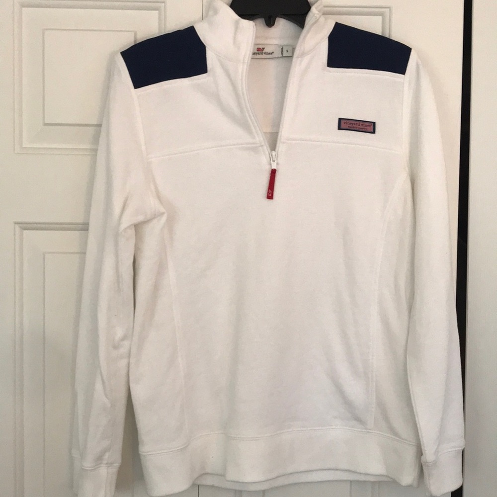 American Flag Vineyard Vines Shep Shirt 1/4 zip
